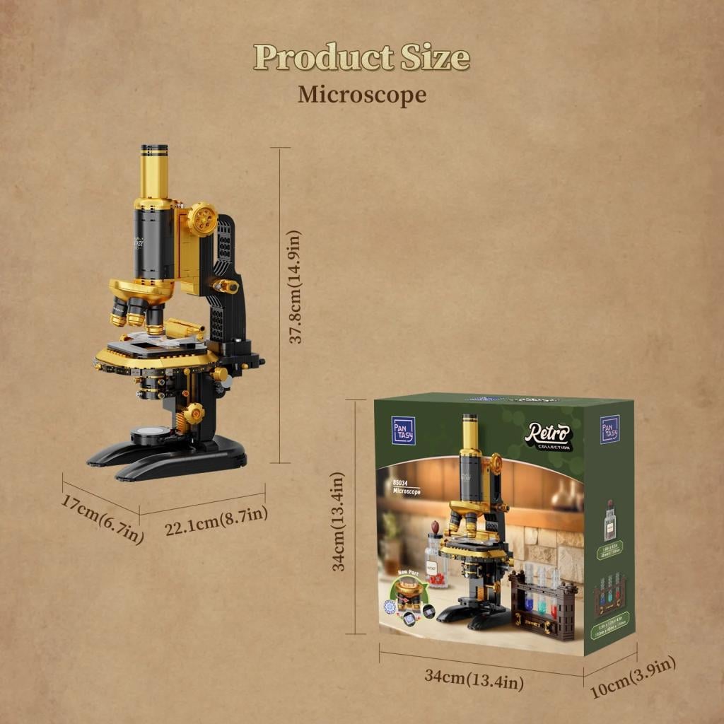 PANTASY - Microscope - Bloc de Construction 1107 pcs