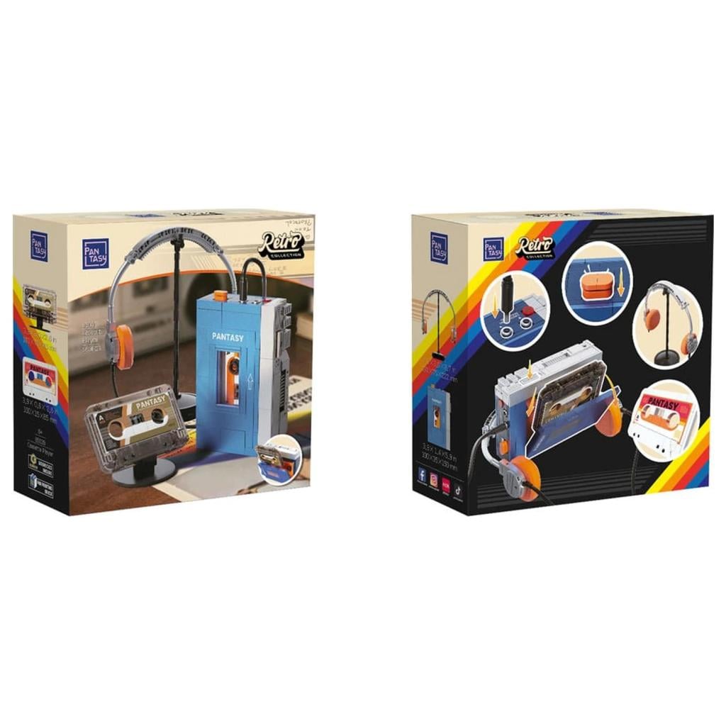 PANTASY - Lecteur de cassettes - Bloc de Construction 569 pcs