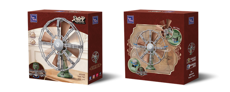 PANTASY - Ventilateur de table - Bloc de Construction 1028 pcs