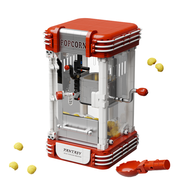 PANTASY - Machine à Popcorn - Bloc de Construction 1201 pcs