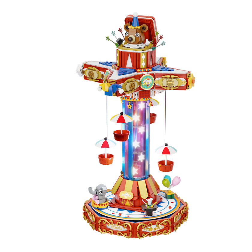 PANTASY - Cirque parachute - Bloc de Construction 1680 pcs