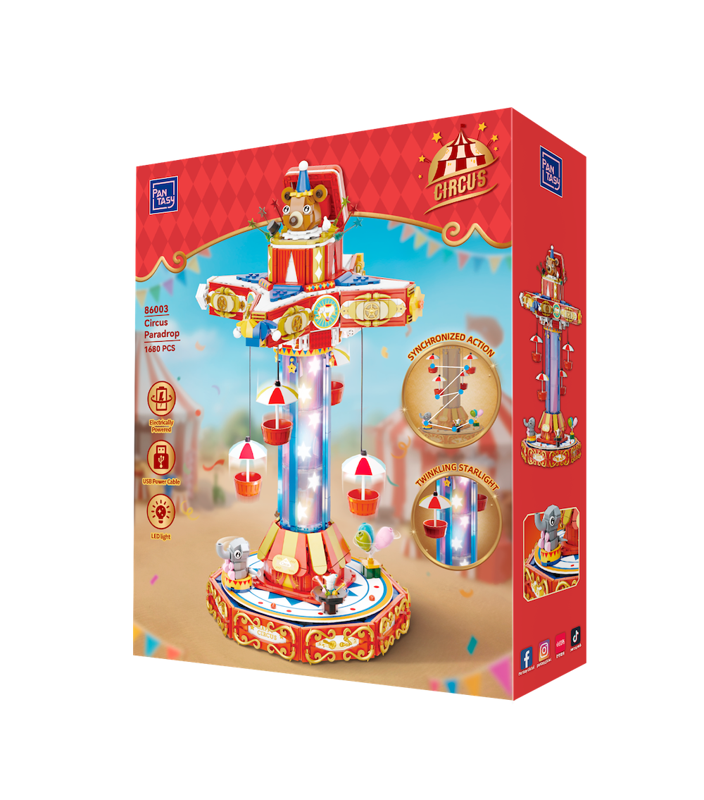 PANTASY - Cirque parachute - Bloc de Construction 1680 pcs