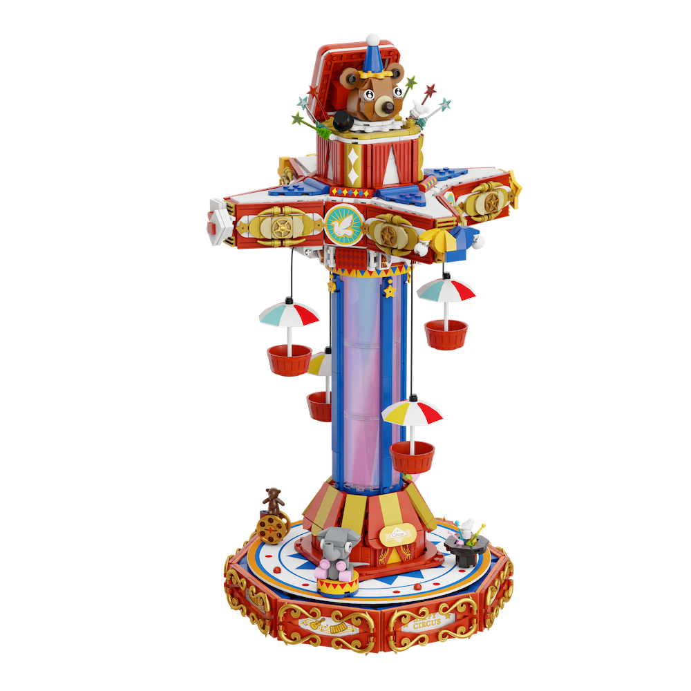 PANTASY - Cirque parachute - Bloc de Construction 1680 pcs