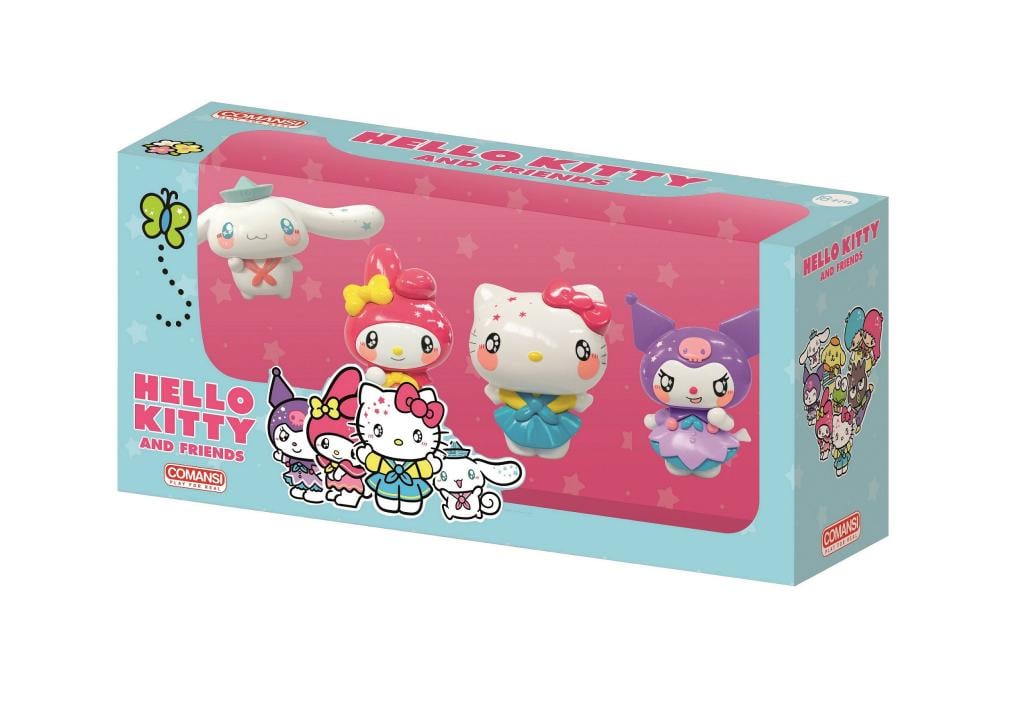 HELLO KITTY & Friends - Set de 4 Figurines