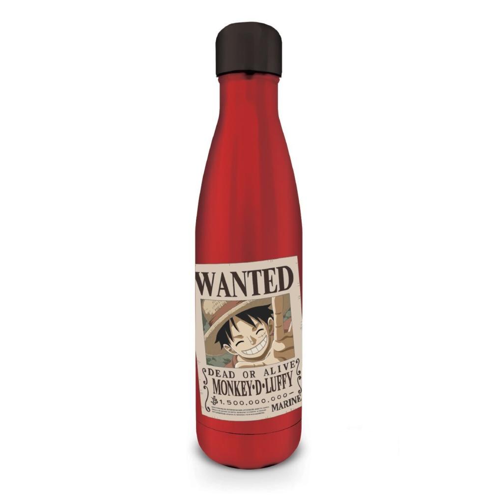 ONE PIECE - Luffy Wanted - Bouteille en métal - 540 ml