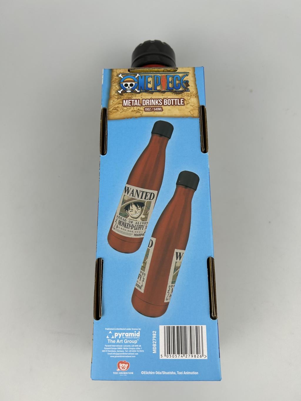 ONE PIECE - Luffy Wanted - Bouteille en métal - 540 ml