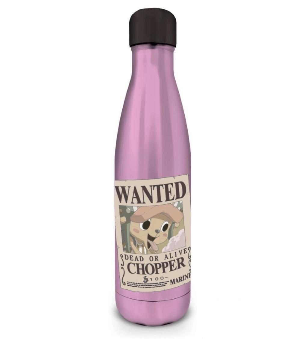 ONE PIECE - Chopper Wanted - Bouteille en métal - 540 ml