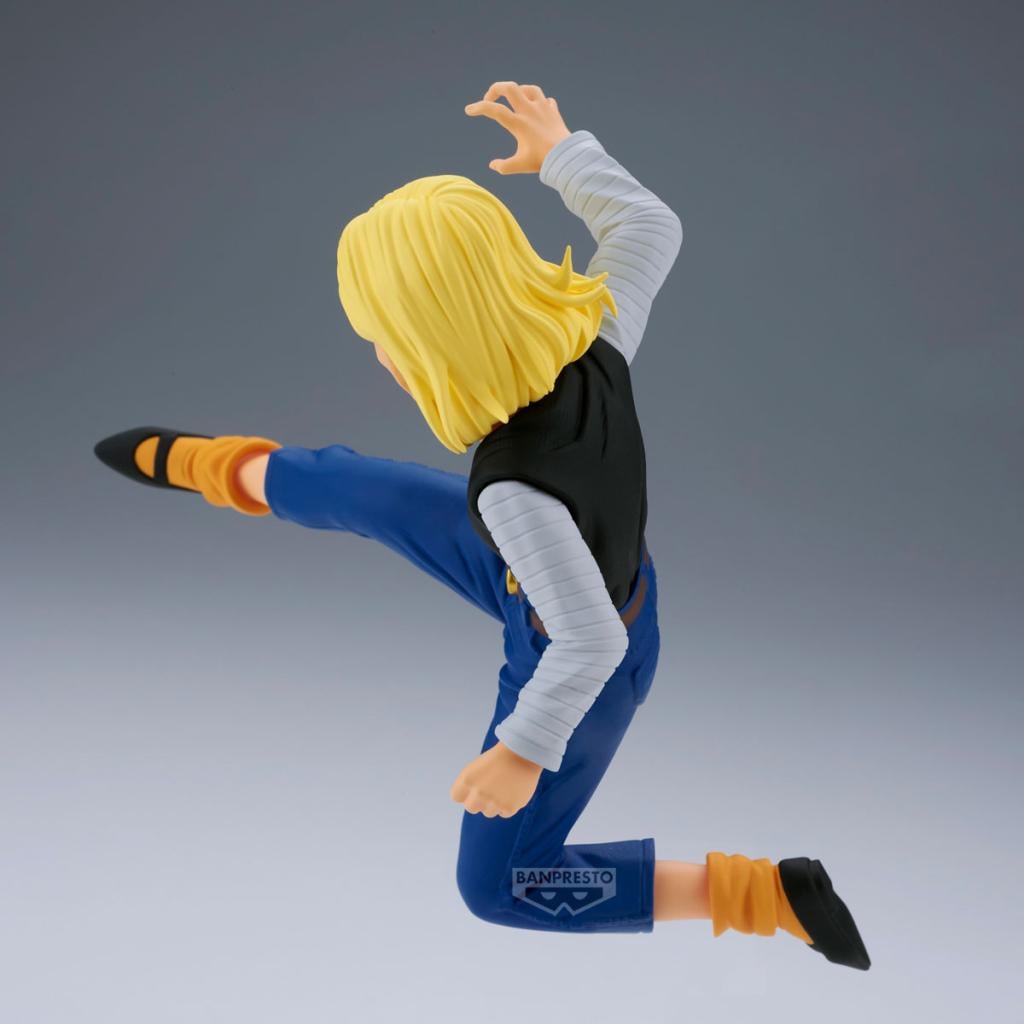 DRAGON BALL Z - Android 18 & Mr. Satan -Figurine Match Makers 11 & 8cm