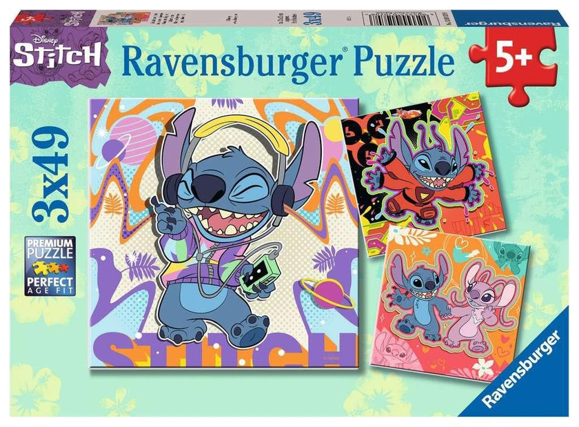LILO & STITCH - Jouer toute la journée - 3 Puzzle 49P