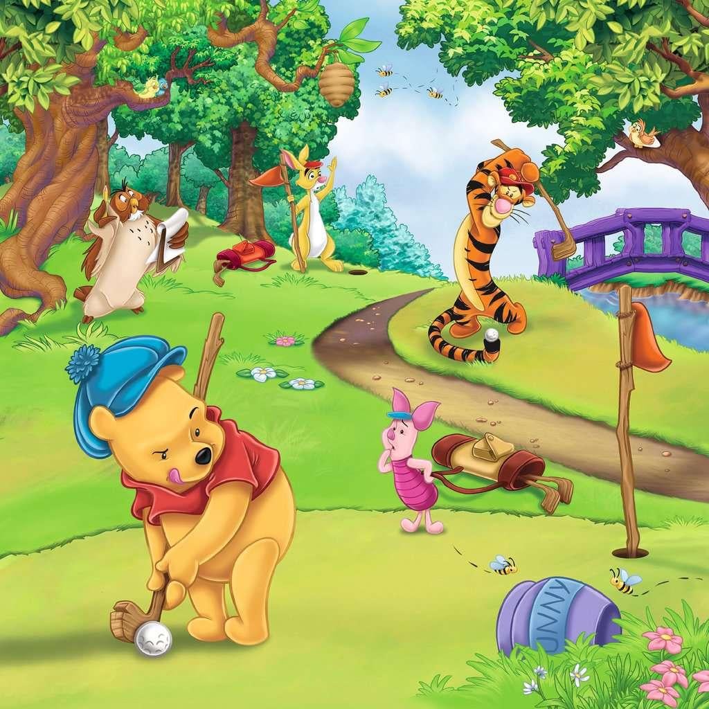WINNIE L'OURSON - Journée sportive - 3 Puzzle 49P