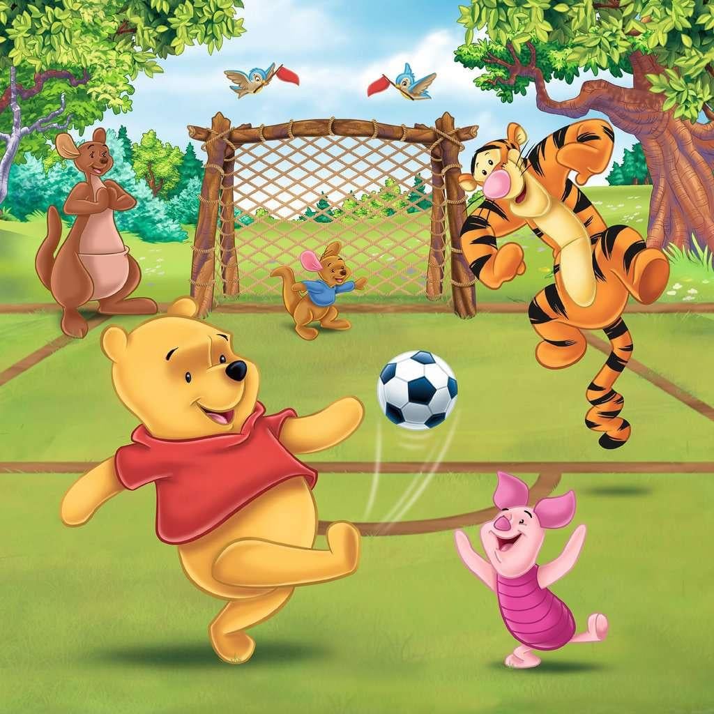 WINNIE L'OURSON - Journée sportive - 3 Puzzle 49P