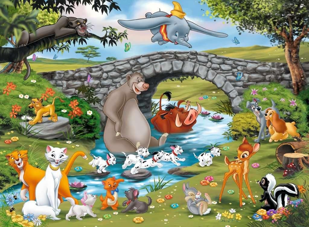DISNEY - La grande famille - Puzzle 100P XXL
