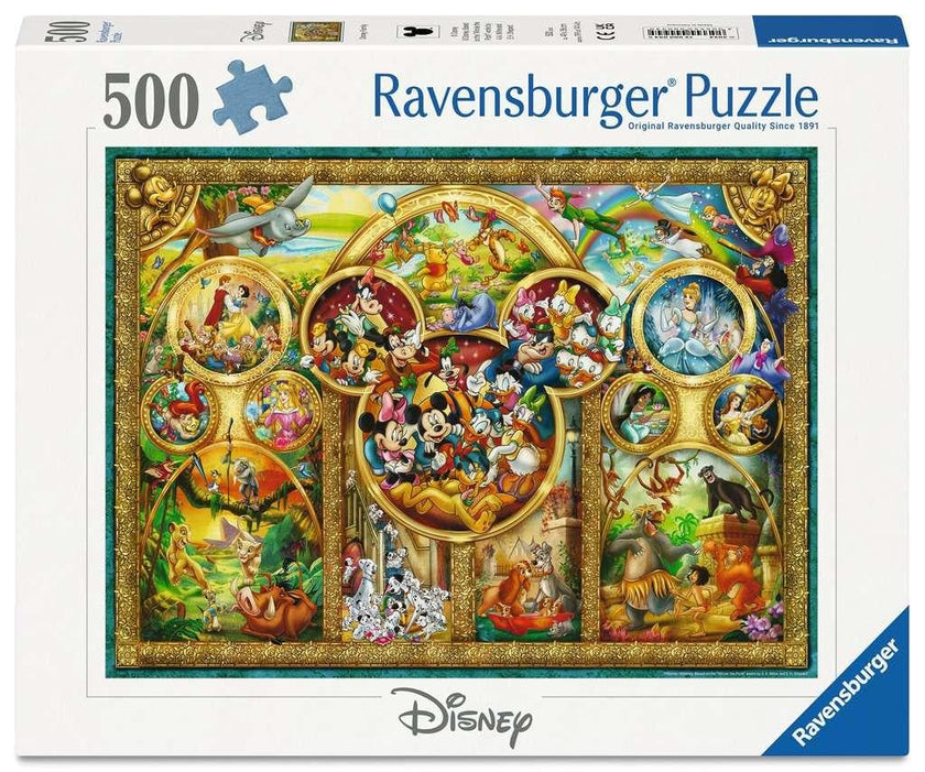 DISNEY - Famille Disney - Puzzle 500P