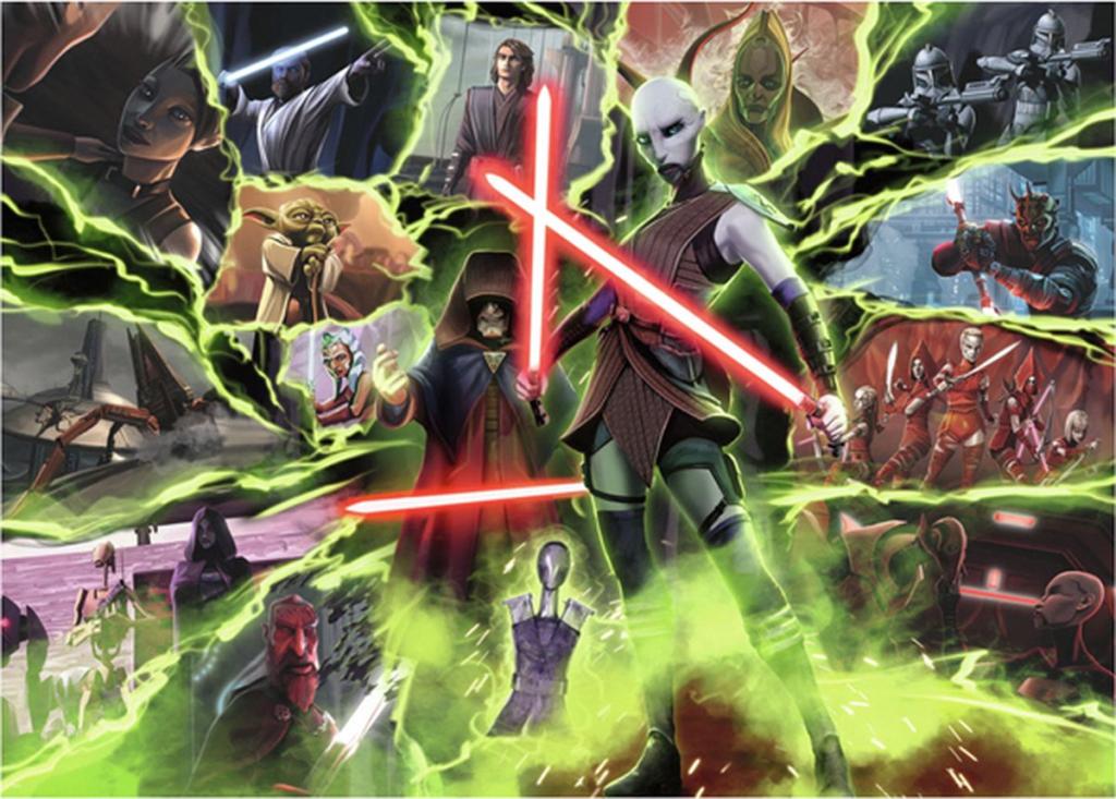 STAR WARS - Puzzle Villainous 1000P - Asajj Ventress