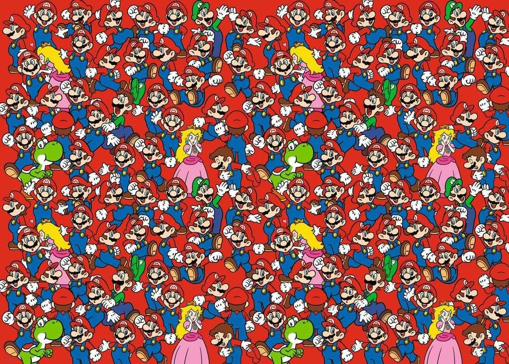 SUPER MARIO - Puzzle Challenge 1000P