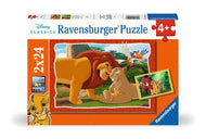 LE ROI LION - L'histoire de la vie - 2 Puzzle 24P