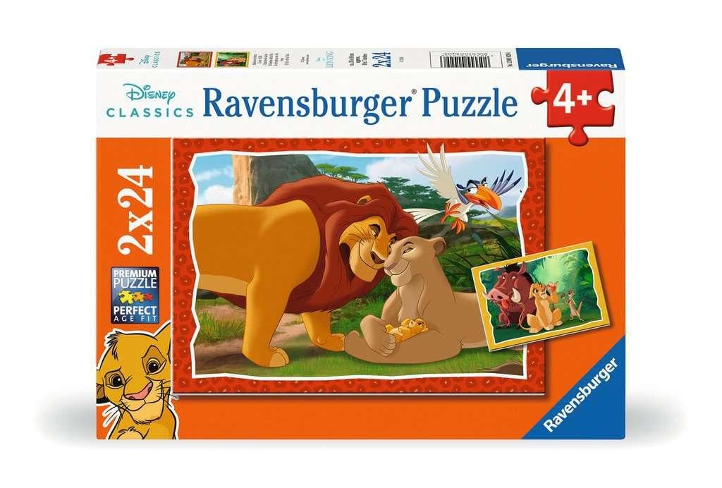 LE ROI LION - L'histoire de la vie - 2 Puzzle 24P