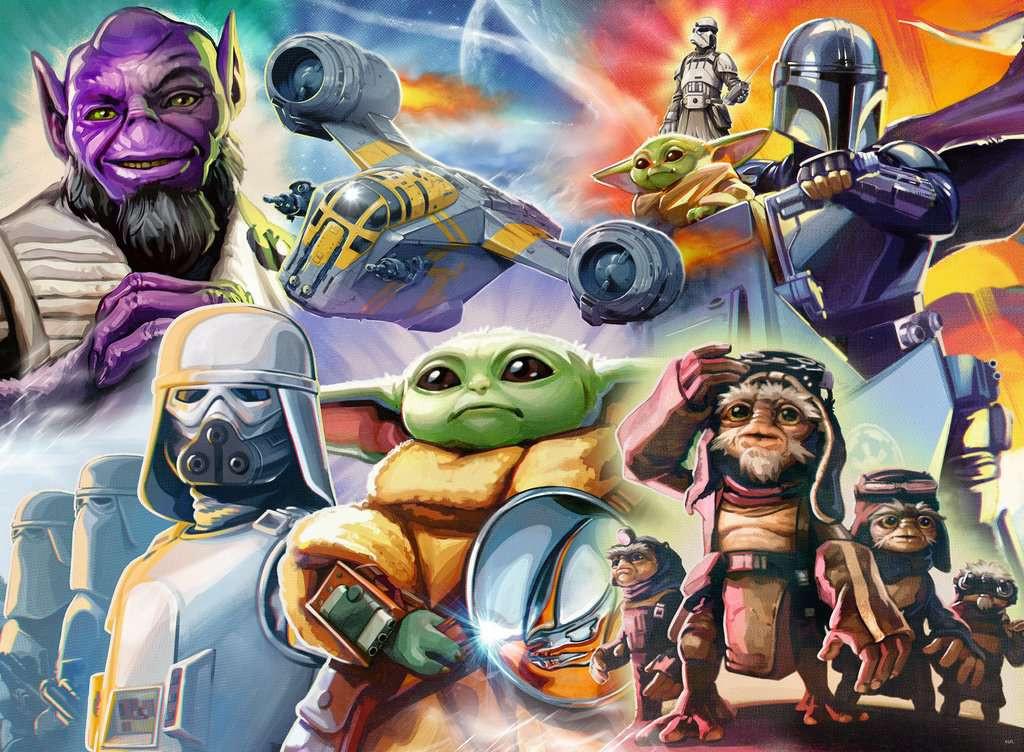 THE MANDALORIAN AND GROGU - Puzzle 500P