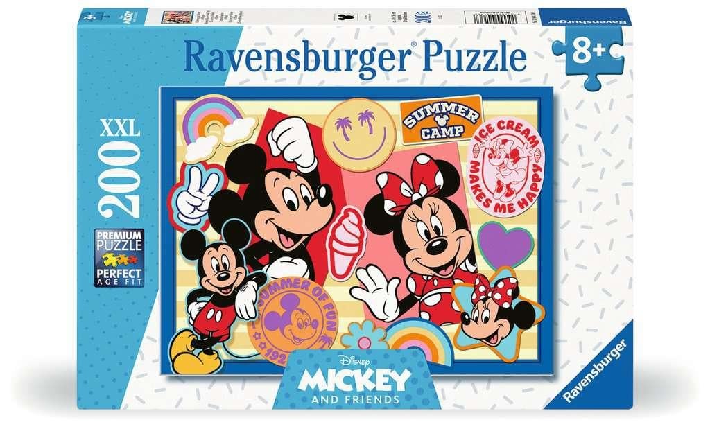 DISNEY - En route avec Mickey et Minnie - Puzzle 200P XXL