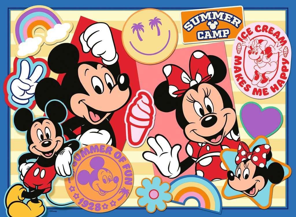 DISNEY - En route avec Mickey et Minnie - Puzzle 200P XXL