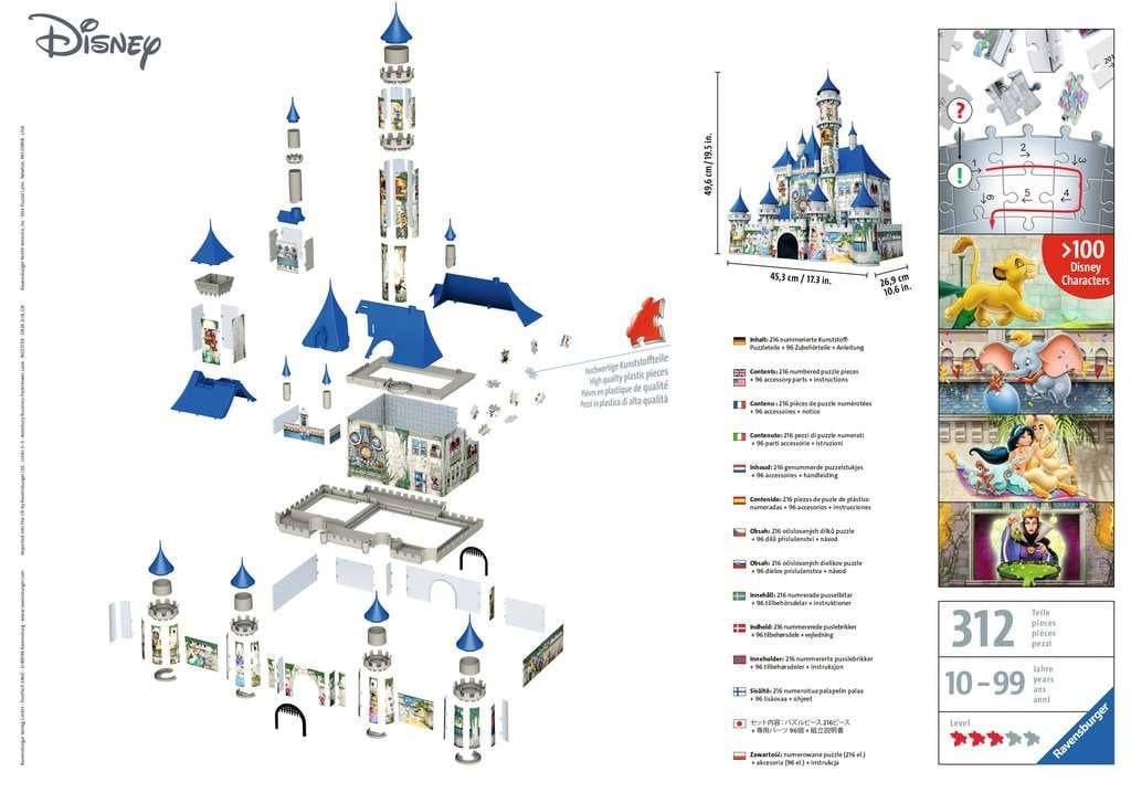 DISNEY - Puzzle 3D - Château de Disney