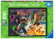 MINECRAFT - Monstres de Minecraft - Puzzle 100P XXL