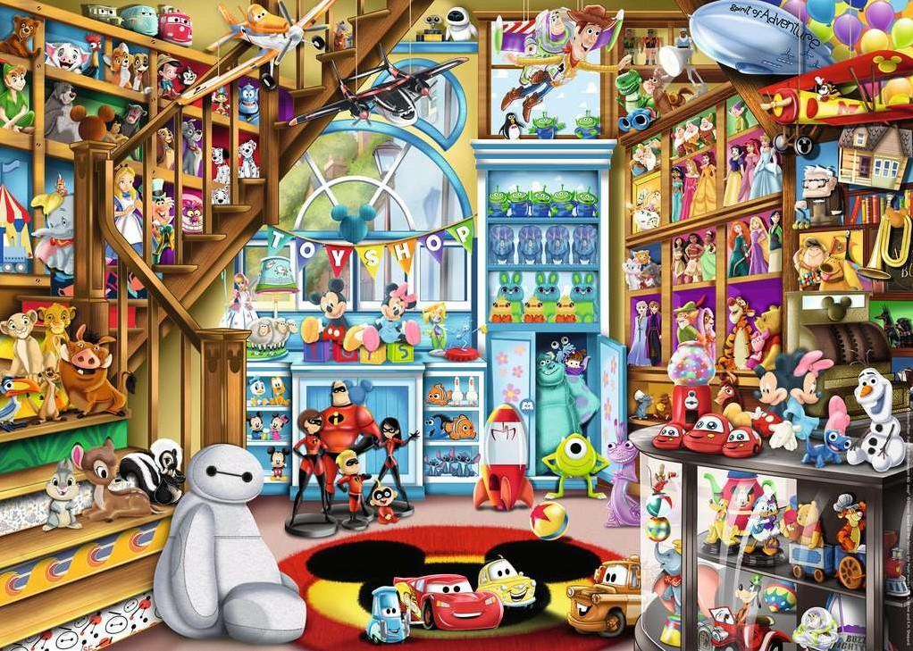 DISNEY - Magasins de jouets - Puzzle 1000P