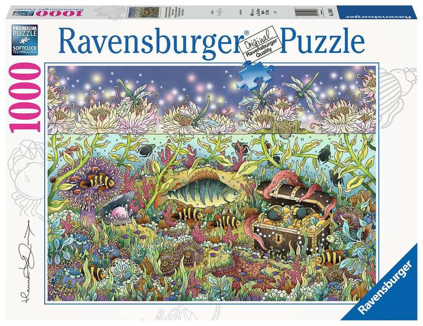 DIVERS - Puzzle 1000P - Le Monde Sous-Marin au Crépuscule
