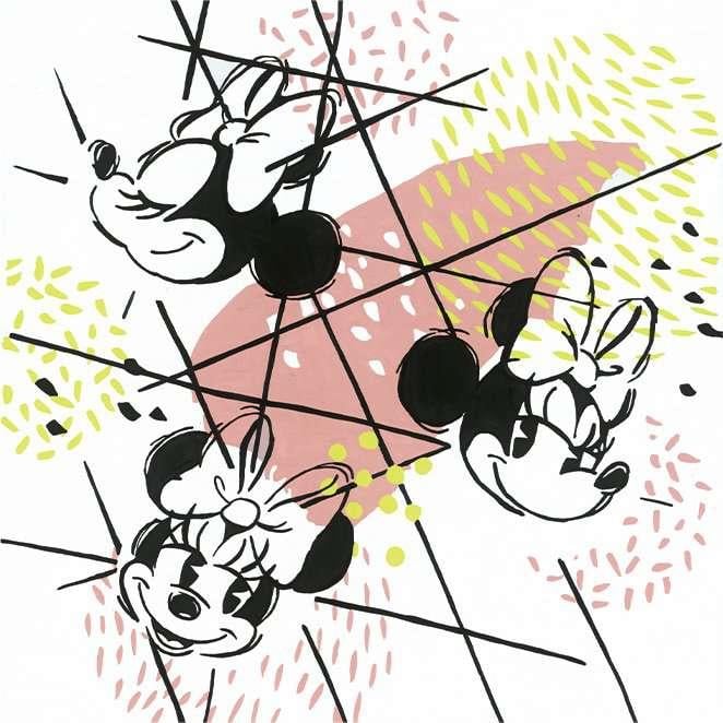 DISNEY 100 - Minnie Style - Numéro d'art 20cm
