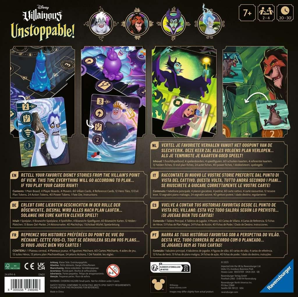 DISNEY VILLAINOUS - Unstoppable - Jeu de plateau