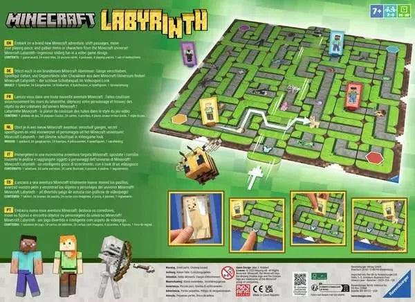 MINECRAFT - Jeu de Plateau Labyrinth