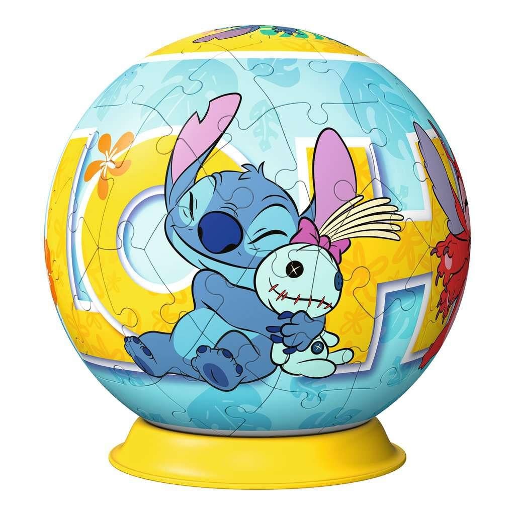 LILO & STITCH - Stitch & Scrump - Puzzle 3D - Rond 72p