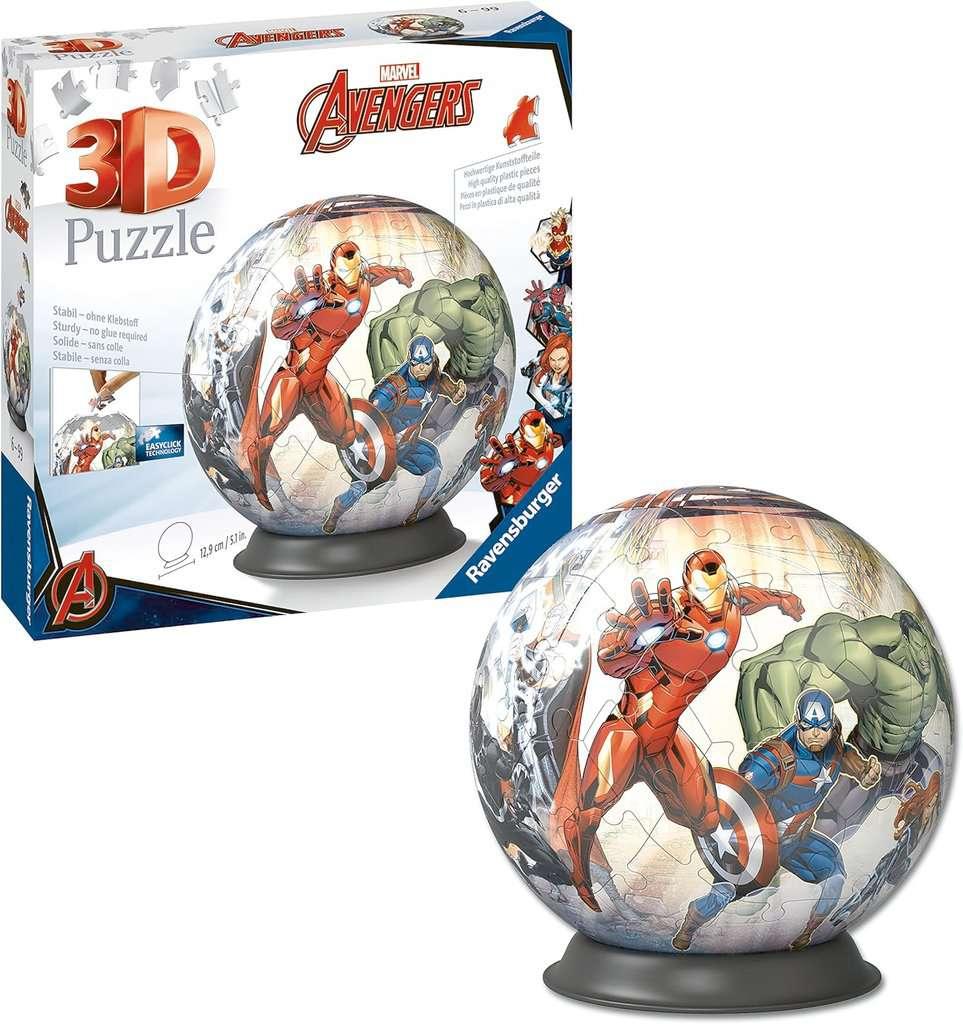 MARVEL - Avengers - Puzzle 3D - Rond 72p