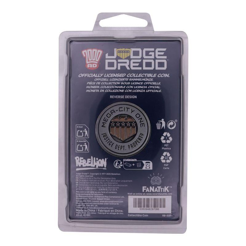 2000AD JUDGE DREDD - Mega-City One - Pièce Edition Limitée