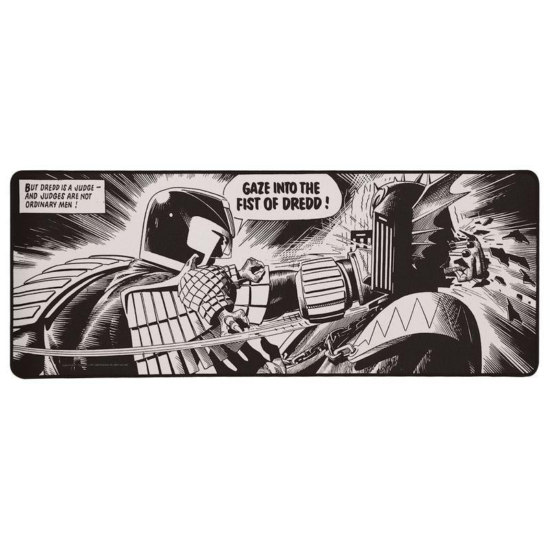 2000AD JUDGE DREDD - Tapis de Bureau XL + 1 Sous-Verre