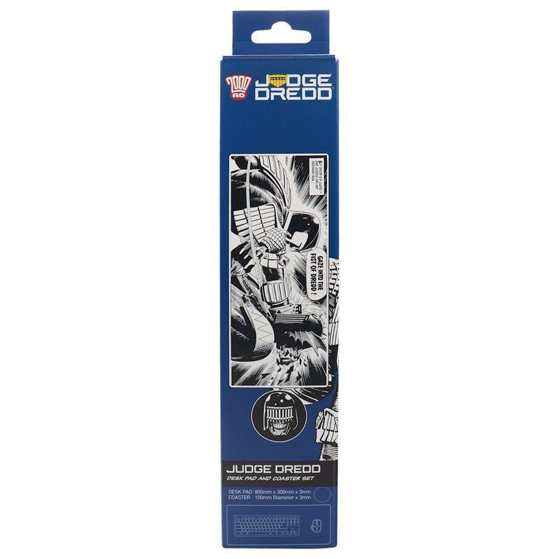 2000AD JUDGE DREDD - Tapis de Bureau XL + 1 Sous-Verre