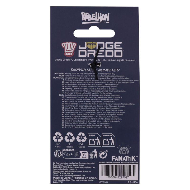 2000AD JUDGE DREDD - Badge - Porte-clés Edition Limitée