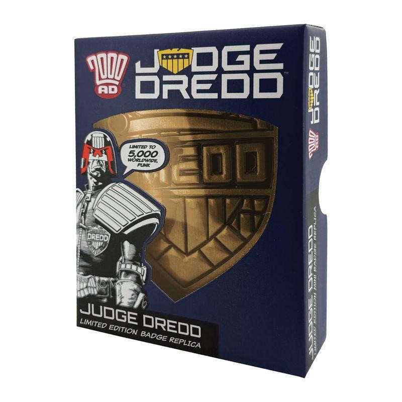 2000AD JUDGE DREDD - Badge - Replique Edition Limité