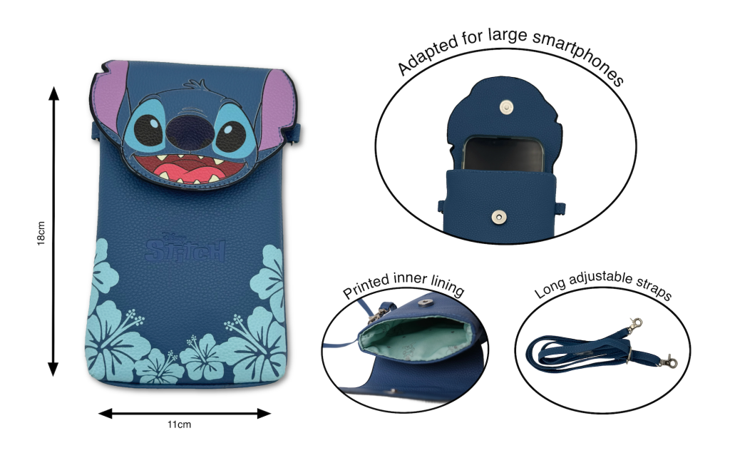 STITCH - Fashion Duo - Sac Bandoulière pour Téléphone