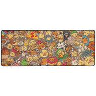 FUZZBALLS - Tapis de Bureau XL + 1 Sous-Verre