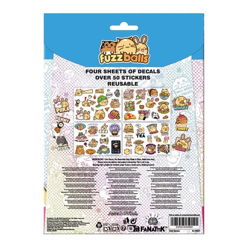 FUZZBALLS - Set of tech decals