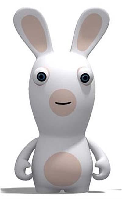 LAPINS CRETINS - Figurine Rabbid Smile - 9cm