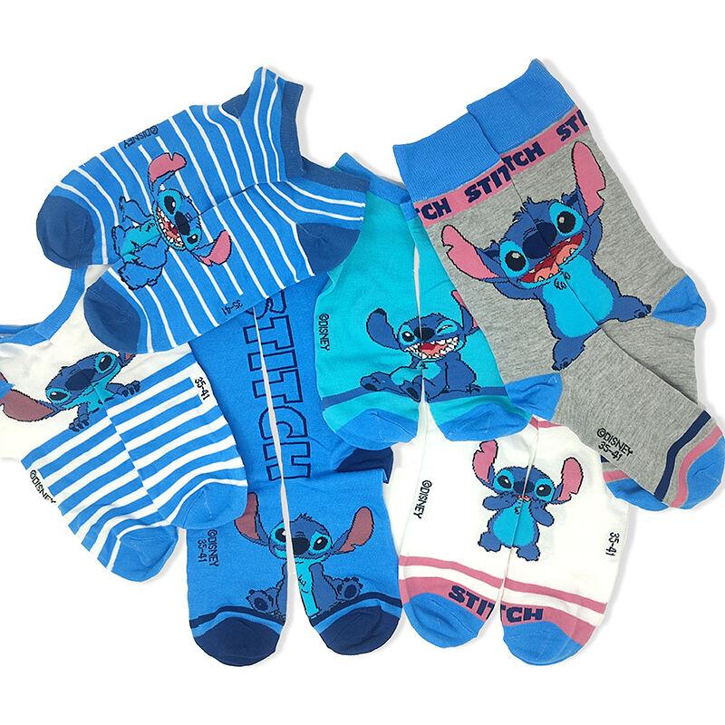 STITCH - Gift Box - 12 Paires de Chaussettes (T 36-41)