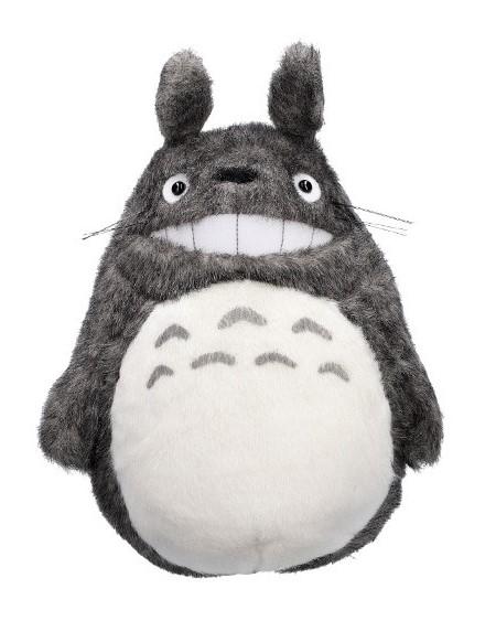 MON VOISIN TOTORO - Totoro Gris Souriant - Peluche Acrylique M