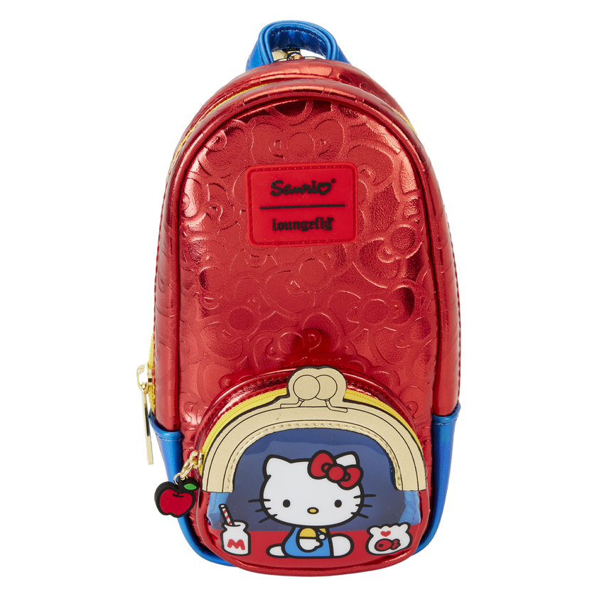HELLO KITTY - 50ème Anniversaire - Mini Sac à Dos Plumier LoungeFly