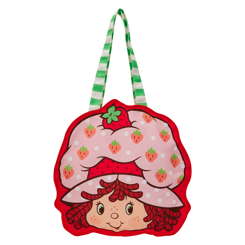 CHARLOTTE AUX FRAISES - Oversize Canvas Tote Bag LoungeFly