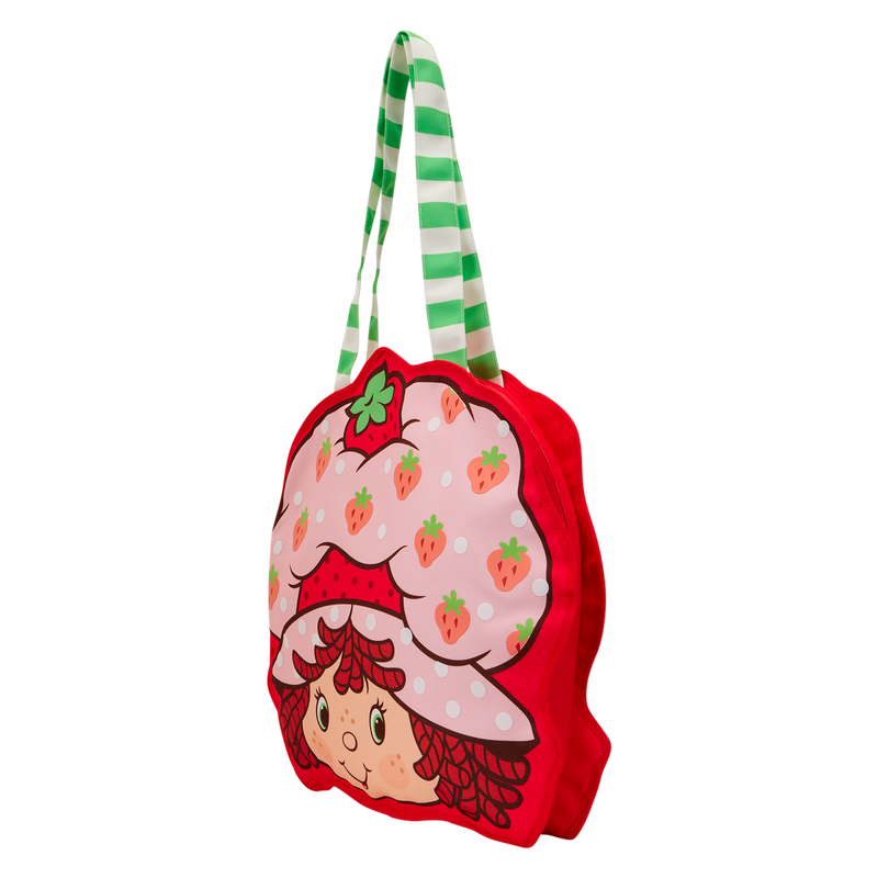 CHARLOTTE AUX FRAISES - Oversize Canvas Tote Bag LoungeFly