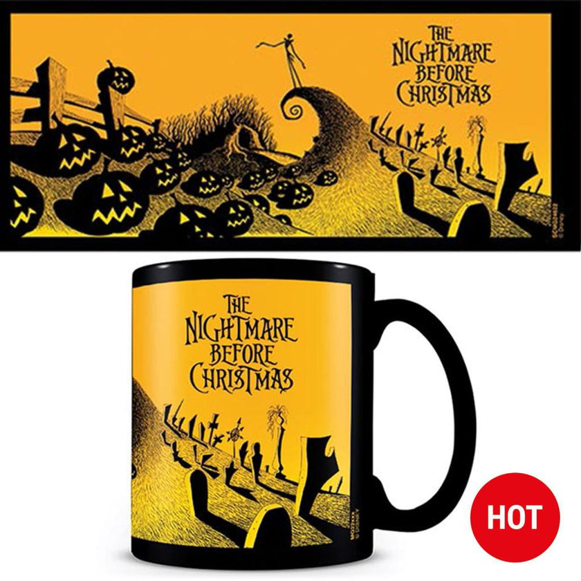 L'ETRANGE NOEL de Mr JACK - Cimetière - Mug Thermoréactif - 325ml