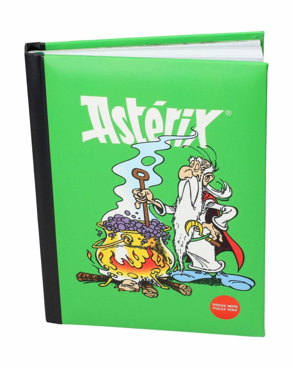 ASTERIX - Panoramix Chaudron - Cahier Lumineux "15x25x3cm"