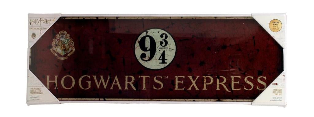 HARRY POTTER - Impression en Verre - Hogwarts Express - 60X20 Cm